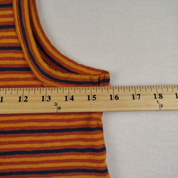 Madewell Audio Knot-Front Tank Top in Stripe Womens sz Small - Picture 11 of 11